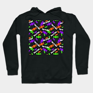 Halloween Trick or Treat pattern Hoodie